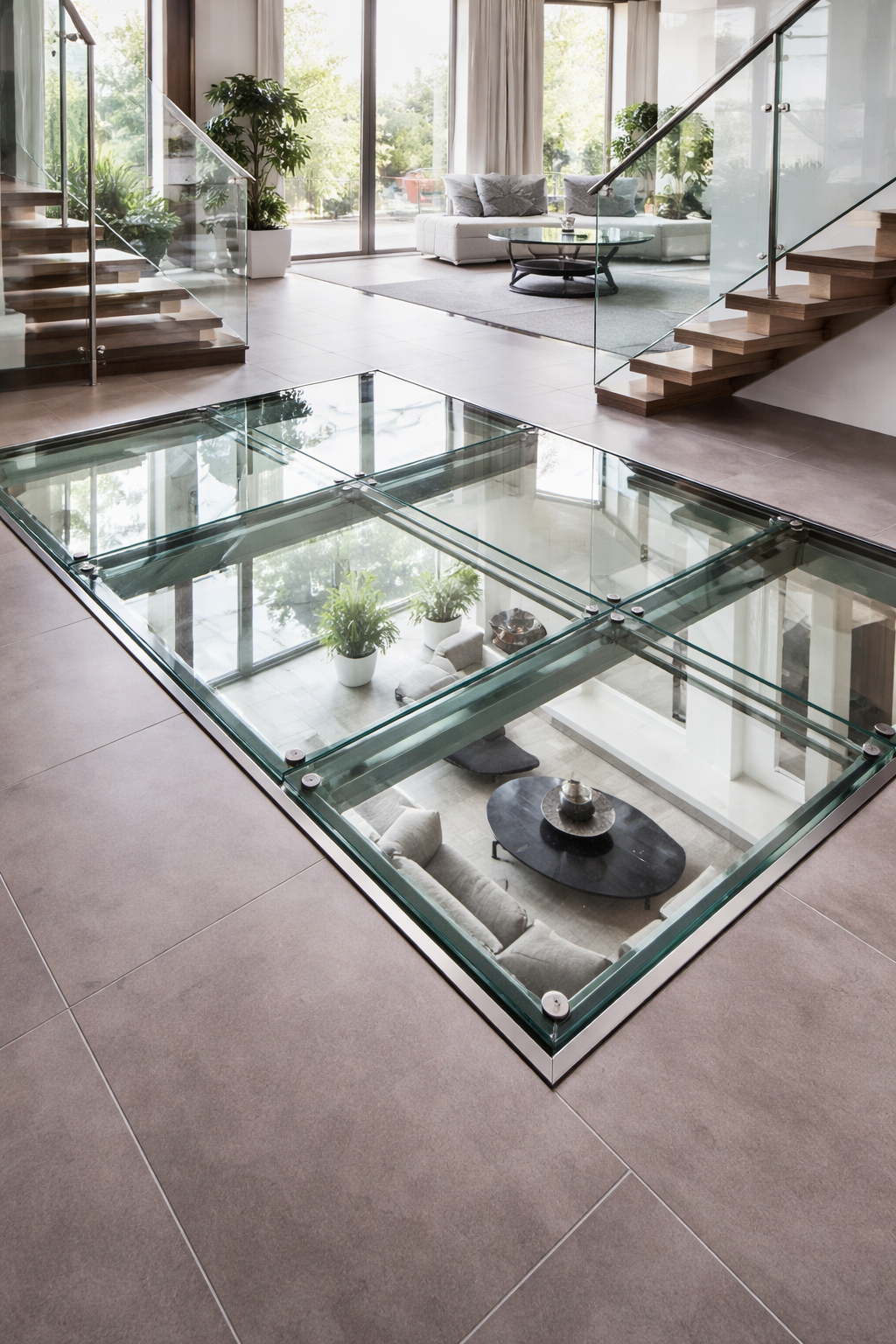 Walkable Glass: The Engineering Behind Structural Glass Floors